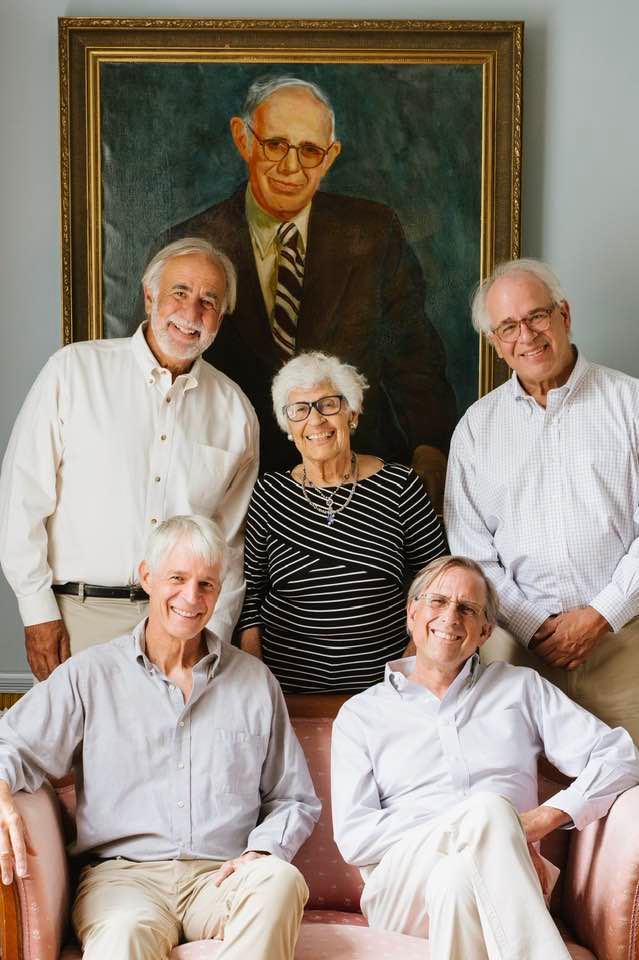 Nancy Bowles with sons: Jim, George, Mark, and Thomas